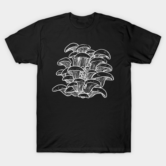Oyster Mushrooms T-Shirt by mycologist